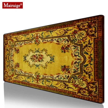 

Bohemian Persian Rug Moroccan Carpet Mouse Pad Gamer Desk Mat Large Keyboard Pad Gaming MousePad 90x40cm for Laptop Table Pads