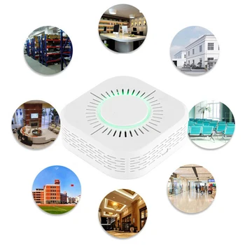 

Automatic Smoke Alarm Sensor Detector Wireless 433MHz Fire Security Protection Alarm Sensor For Smart Home Automation