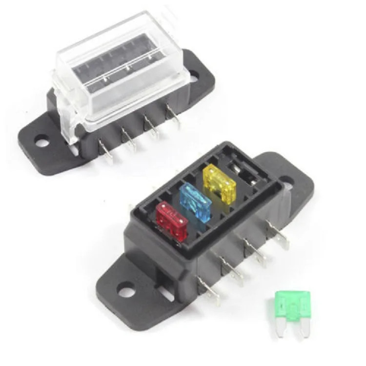 

201-04MT Small Insert Multi-Channel Fuse Seat 4-Way 5-Way 6 Road 8 Road 10 Road 12-Way Fuse Box car Insurance