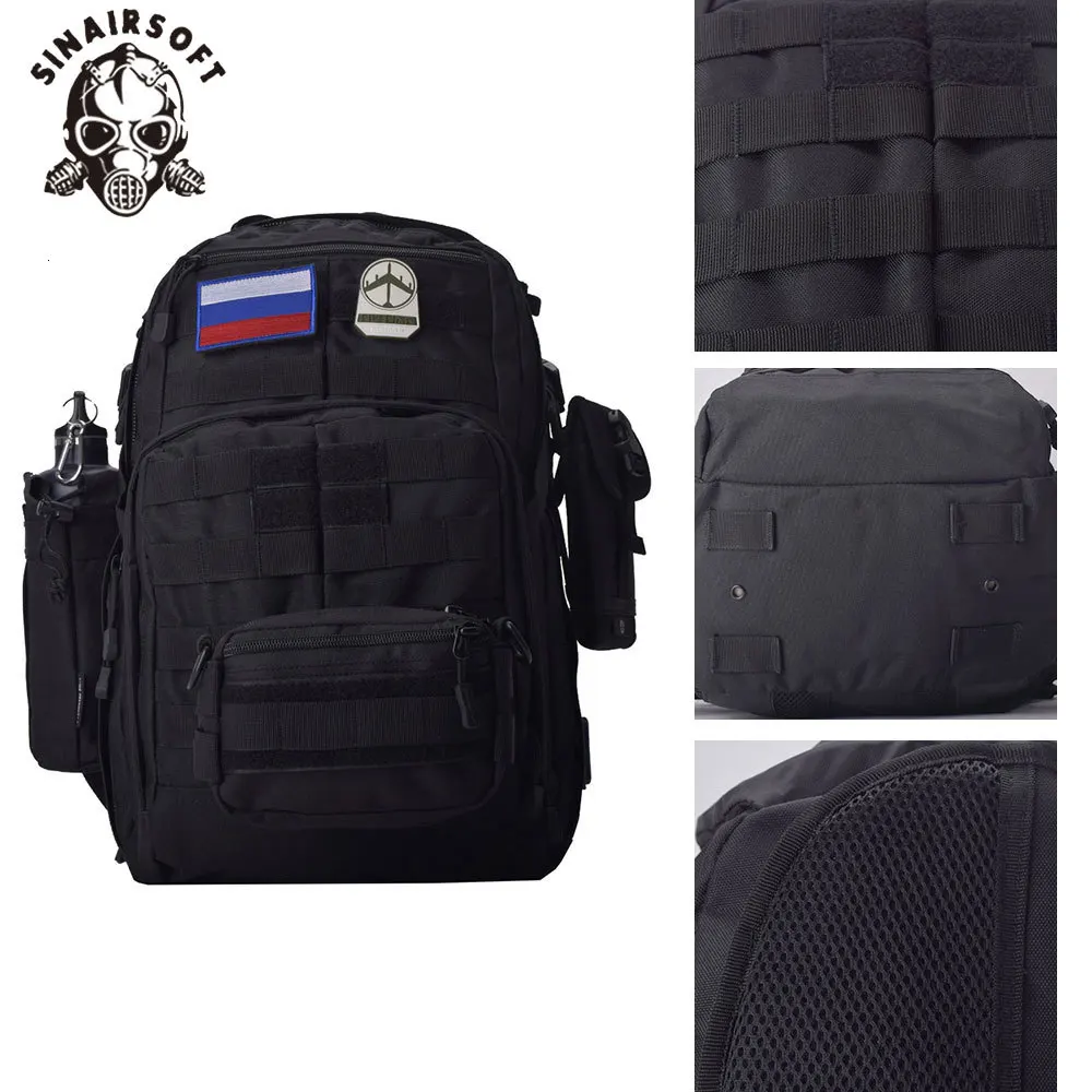 SINAIRSOFT 30L тактический рюкзак 14 дюйм(ов) ов) ноутбук 600D Оксфорд ткань Молл Открытый Спорт Кемпинг пеший Туризм Рыбалка Сумки