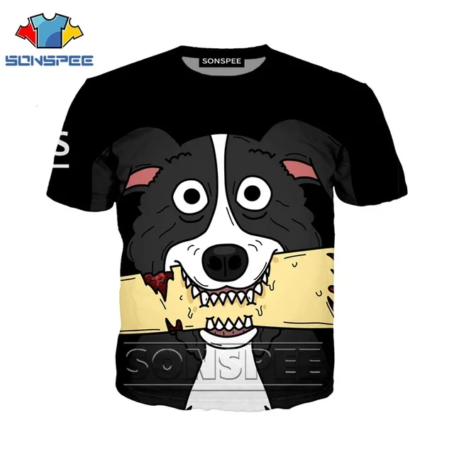 3 SONSPEE, 3d принт, футболка, Mr Pickles, для мужчин и женщин, уличная одежда, рок, мода, собаки, футболка, Harajuku, футболки, Забавные футболки, homme, футболка, XK131 - Цвет: 3