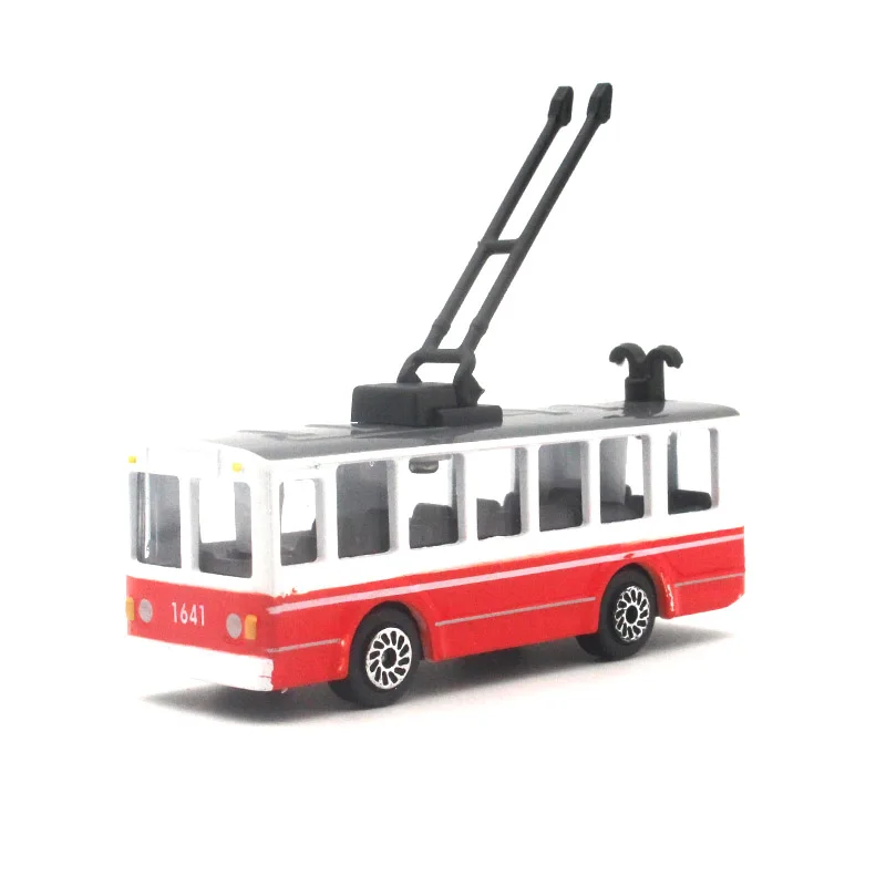 5 шт. 1: 64 детские игрушки модель автомобиля Поезд Автобус детская игрушка набор металлический материал модель автомобиля