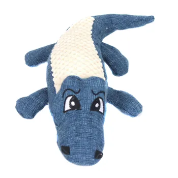 

2020 New Pet Dog Toy Linen Plush Animal Toy Dog Chew Squeaky Noise Cleaning Teeth Toy 66CY