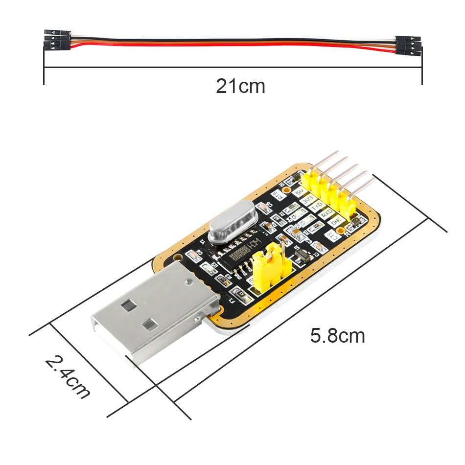 CH340 модуль вместо PL2303 CH340G RS232 к ttl модуль обновления USB к последовательному порту в девять щеток для arduino Diy Kit