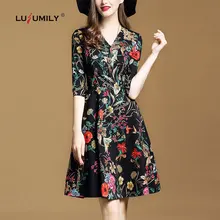 Lusumily, сексуальное винтажное платье с принтом пейсли, женское праздничное повседневное короткое платье, летние элегантные вечерние мини-платья для клуба