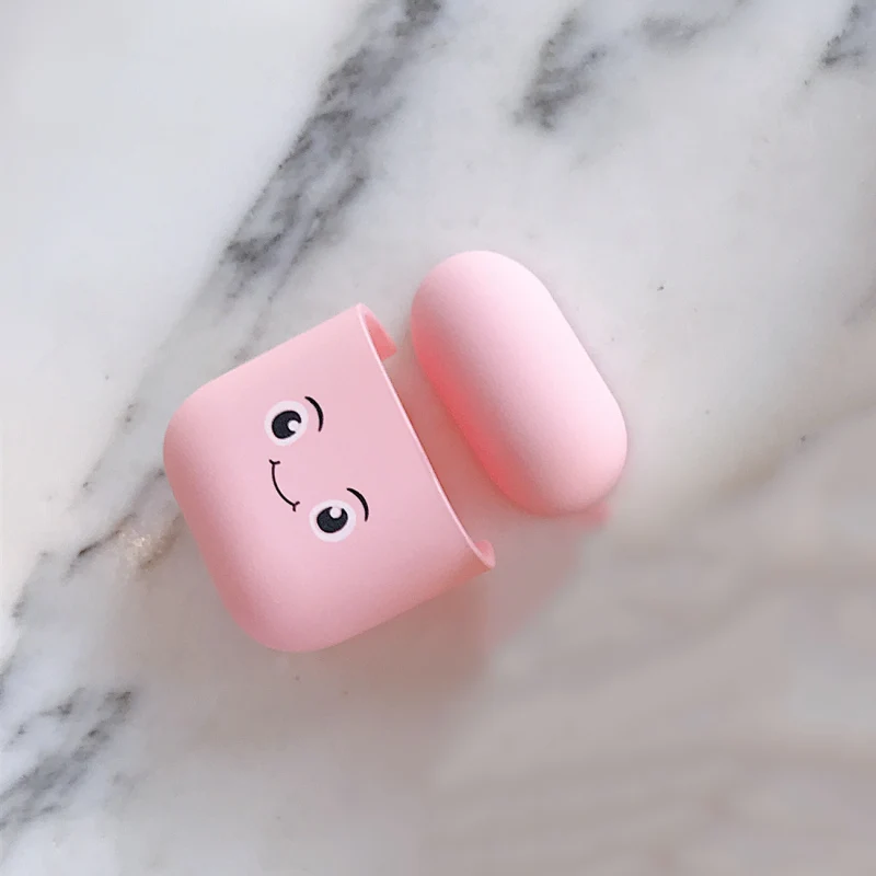 20 Милый мультяшный беспроводной Bluetooth чехол для наушников для Apple AirPods тонкий жесткий PC розовый чехол для наушников Защитный чехол зарядная коробка - Цвет: 20