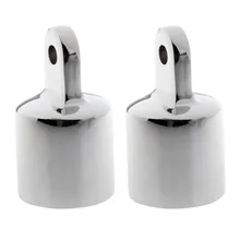 2 шт Концевая крышка из нержавеющей стали 316 морские аксессуары аппаратная яхта 22 мм