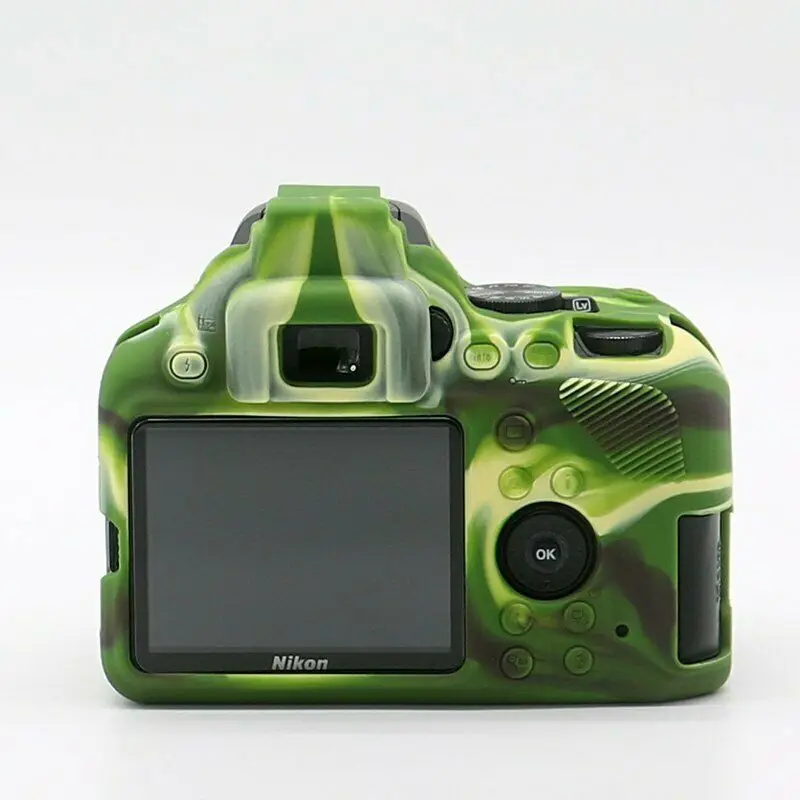 Мягкий силиконовый чехол для камеры, резиновый чехол для камеры Nikon D3500, защитный чехол