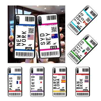 

NBDRUICAI Cute FIRST CLASS PLANE TICKET Newly Arrived Phone Case for Redmi Note 8 8A 7 6 6A 5 5A 4 4X 4A Go Pro Plus Prime