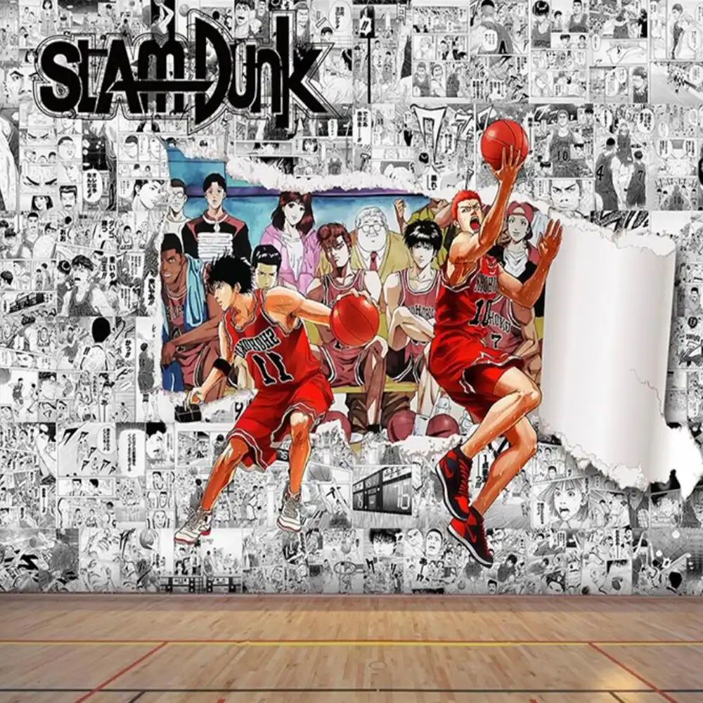 Get Milofi Custom 3d Wallpaper Mural Anime Slam Dunk Master Black And HD Wallpaper Milofi Custom 3d Wallpaper Mural Anime Slam Dunk Master Black And For Free