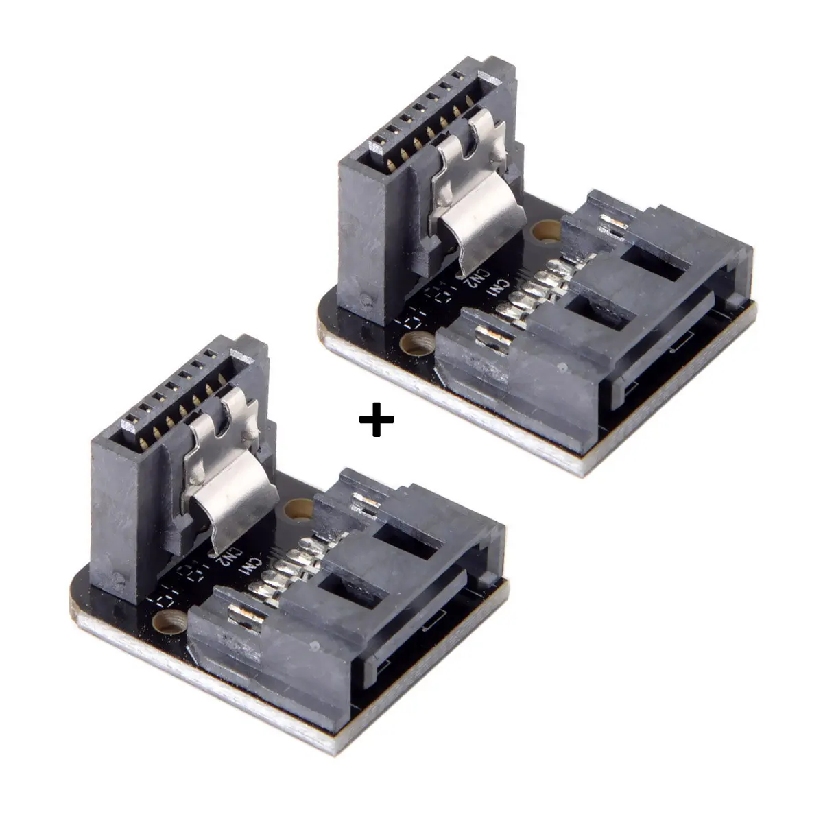 

SATA 7pin Male 90 Degree Angled To 7Pin Female Adapter Mainboard Motherboard For Desktops SSD HDD