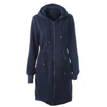 New Arrival Long Women Hoodies Full Sleeve Hooded Sweatshirt Solid 4 Colors Lantern Sleeve Navy Brown Camel Black Parka For Girl New Arrival Long Women Hoodies Full Sleeve Hooded Sweatshirt Solid 4 Colors Lantern Sleeve Navy Brown Camel Black Parka For Girl