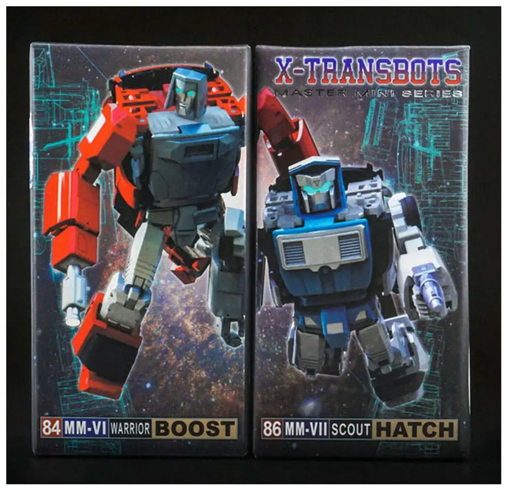 X-TRANSBOTS трансформации MM-VI Boost MM-VII люка рисунок набор