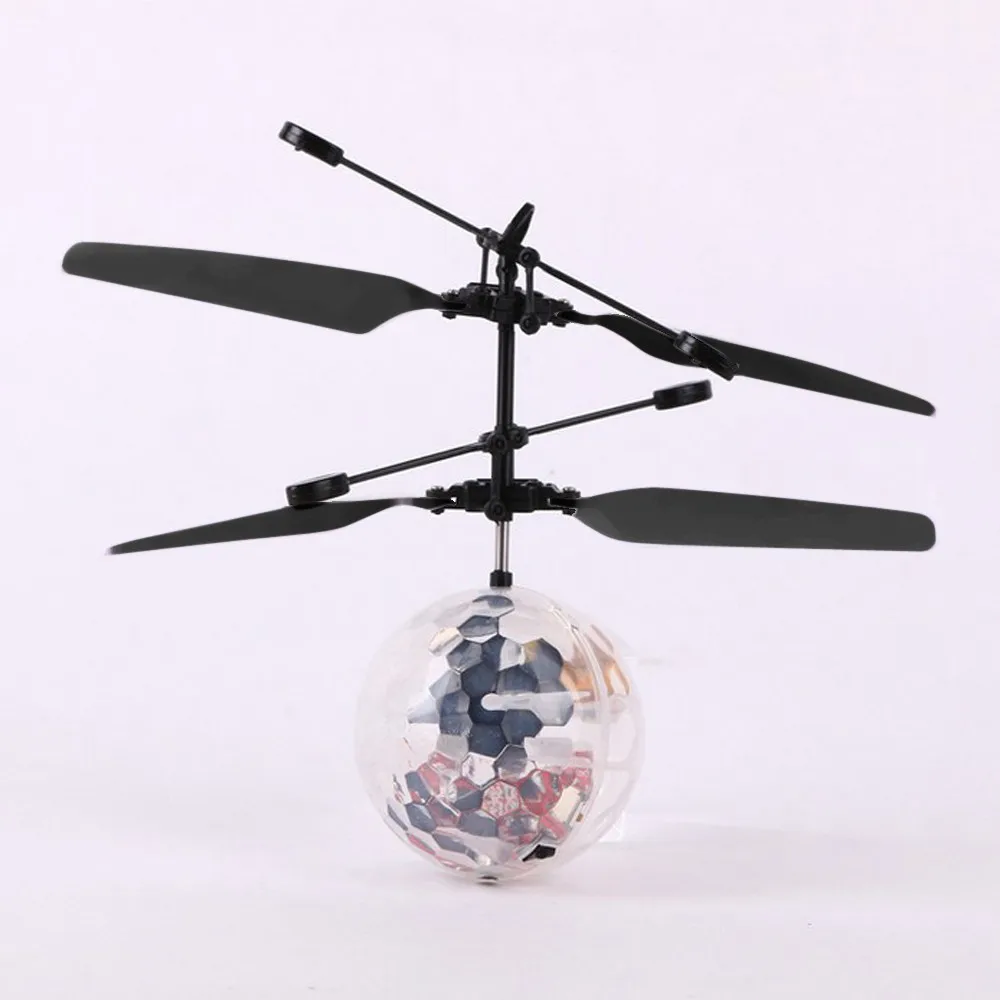 Rc мяч Дрон детские игрушки шар-Вертолет Встроенный сияющий светодиодный красочный Забавный игровой свет игрушки для детей нетоксичные Brinquedos