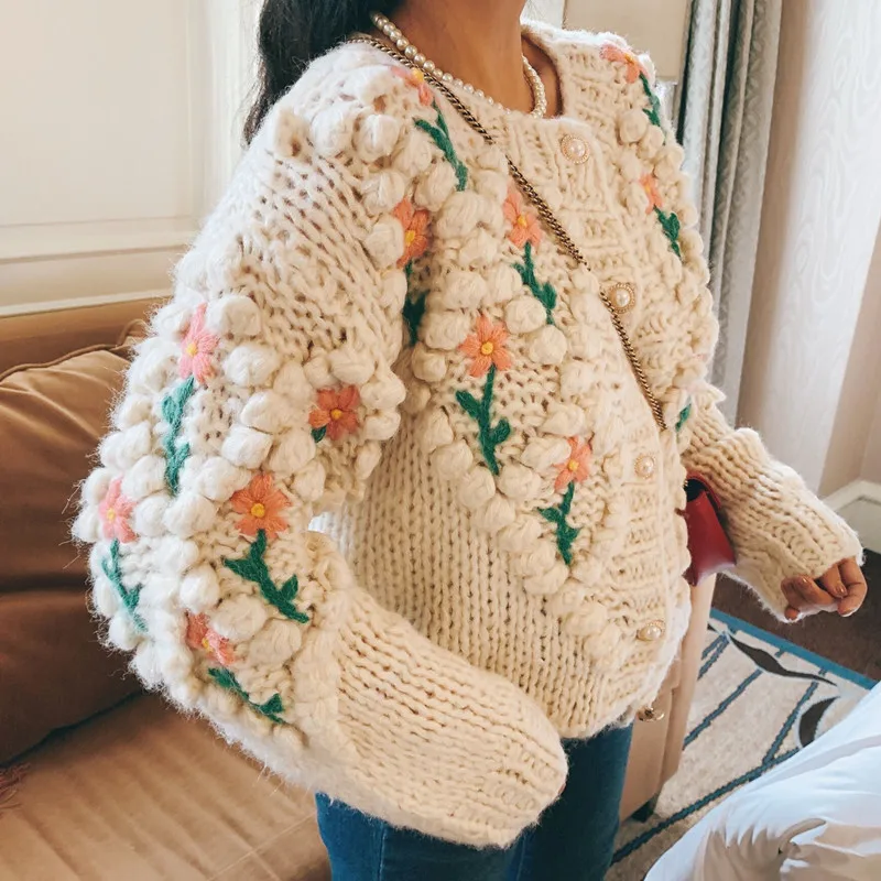 Alien Kitty Knit Cardigan 2020 New Autumn Winter