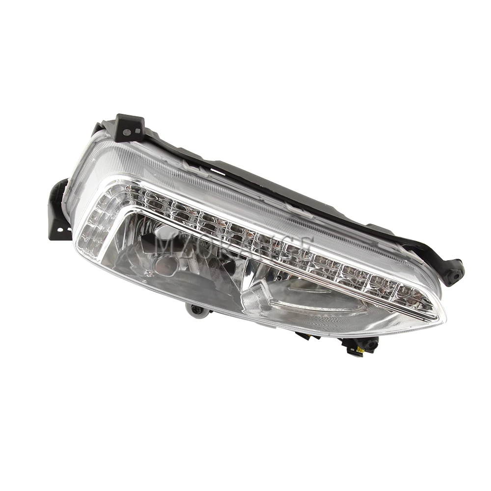 Для hyundai Santa Fe IX45 2013 головной светильник светодиодный DRL головной светильник s противотуманный светильник дневные ходовые огни противотуманный светильник s