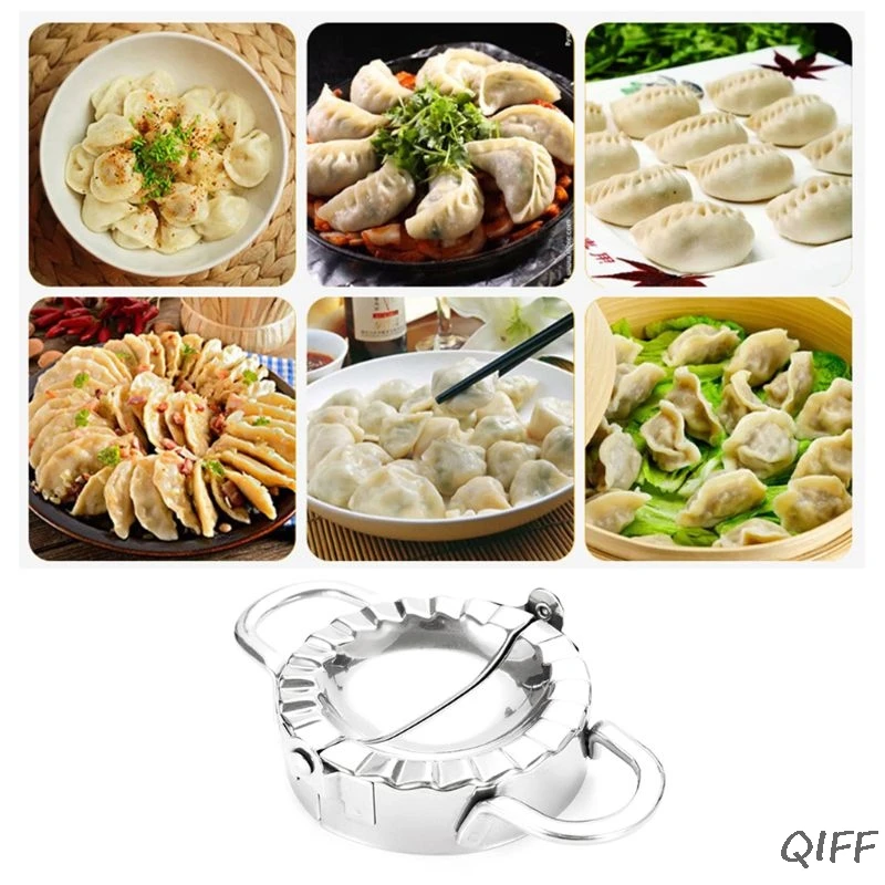 Из нержавеющей стали тесто пресс машина клецки пирог пельменей приготовления форма для кухни