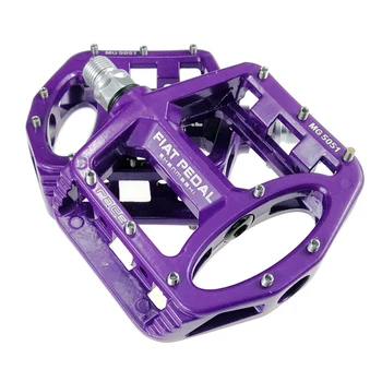 

SHANMASHI Cycling Wide Spindle Pedals Bearing Flat Pedals Platform Non-slip Lightweight Magnesium Alloy 1 Pair Pedals