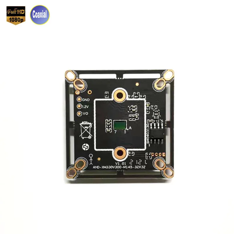 4pcs XMeye 1080P Coaxial AHD Camera Module Board XM330+M145 AHD PCB For 1080N DVR Support Face Detect IR Cut CCTV Camera outdoor cctv systems