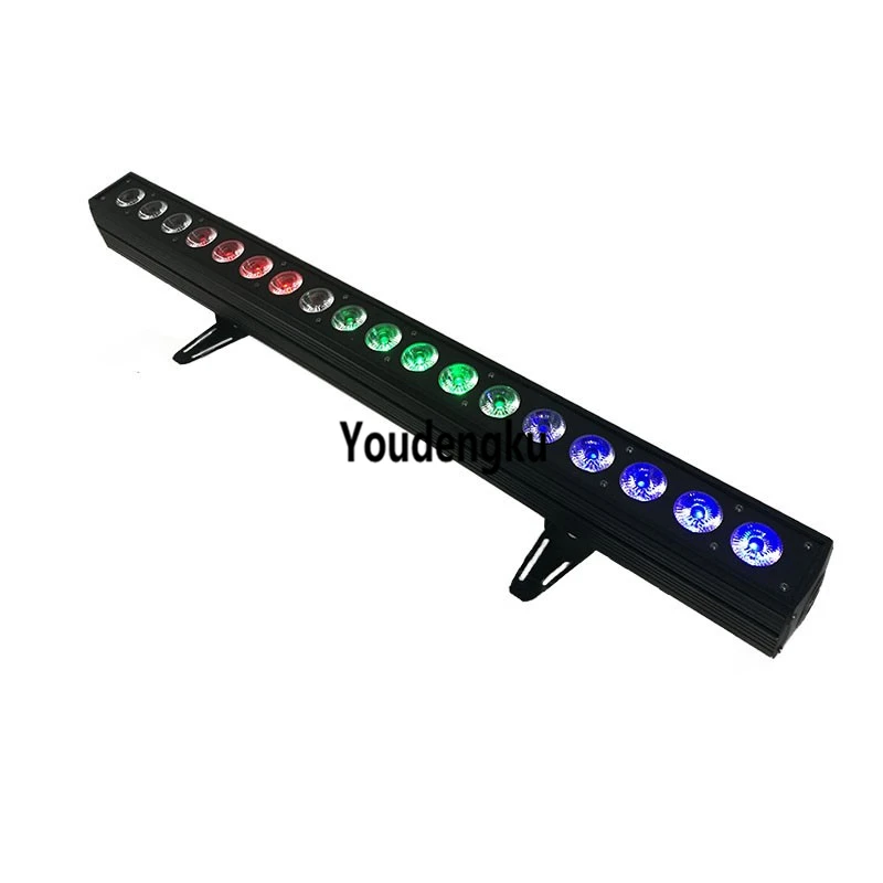 6 pieces High brightness indoor show party led wall wash light 18x10w RGBW 4in1 led wall washer dmx stage uplights