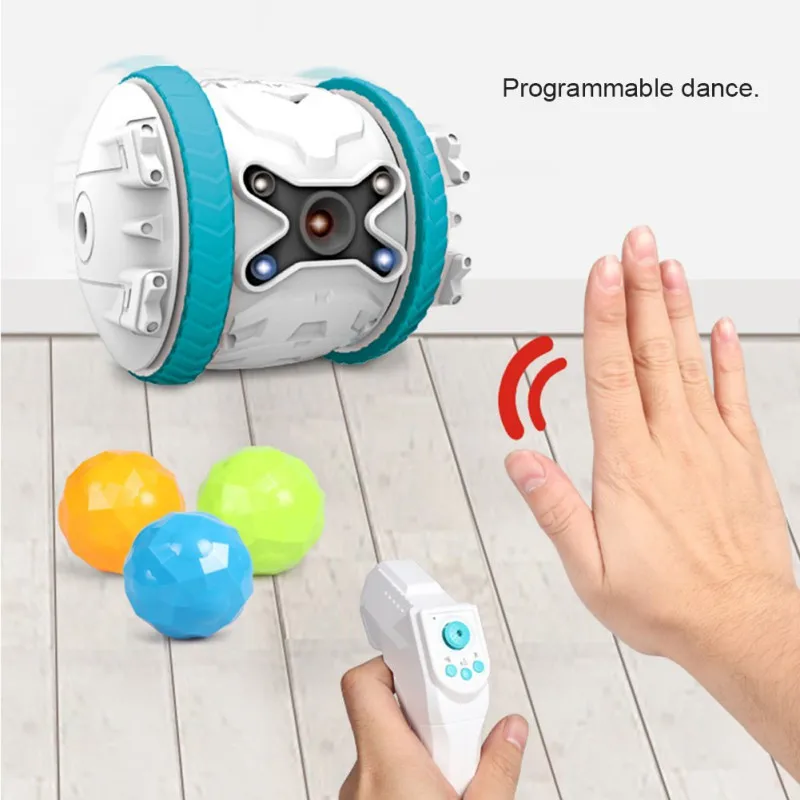 Перезаряжаемая электрическая вращающаяся игрушка для домашних животных, собачий катающийся мяч с дистанционным прыжком, интерактивный движущийся умный робот, игрушки для собак
