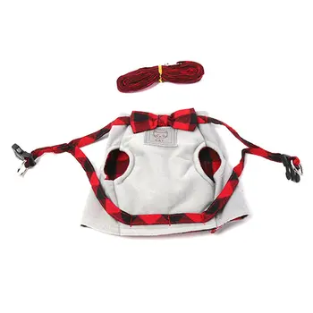 

Creative Cute Cat Harness Leash Breathable Vest Cat Collar Vest+Leash set Pet Traction Jacket Leash