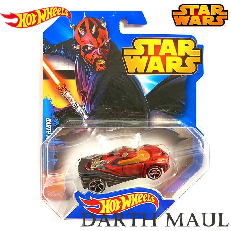 Darth-Maul Подлинные Hot Wheels Звездные войны классический фильм тема серии ролевая модель автомобиля коллекция игрушек для детей мальчиков подарок на день рождения CGW35 - Цвет: Darth-Maul
