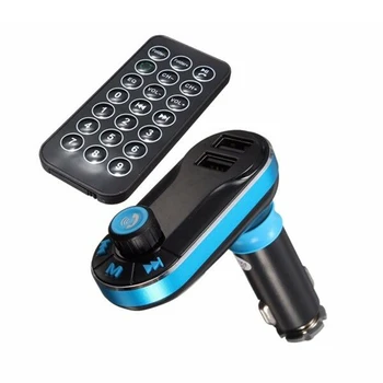 

12-24V Dual USB Charger Wireless Bluetooth Car Kit MP3 Player FM Transmitter AUX Brand New And High Quality