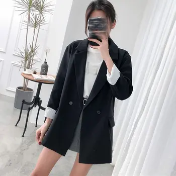 

Suit Jacket Female New Korean Version Blazer Jacket Spring And Autumn Tide Casual Small Suit Professional Formal Loose Blazers