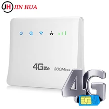 

Siempreloca D921-40 Unlocked 300Mbps Modem 4G Wifi Router 4g Sim Card Mobile Hotspots Wireless Broadband Repeater With LAN Port