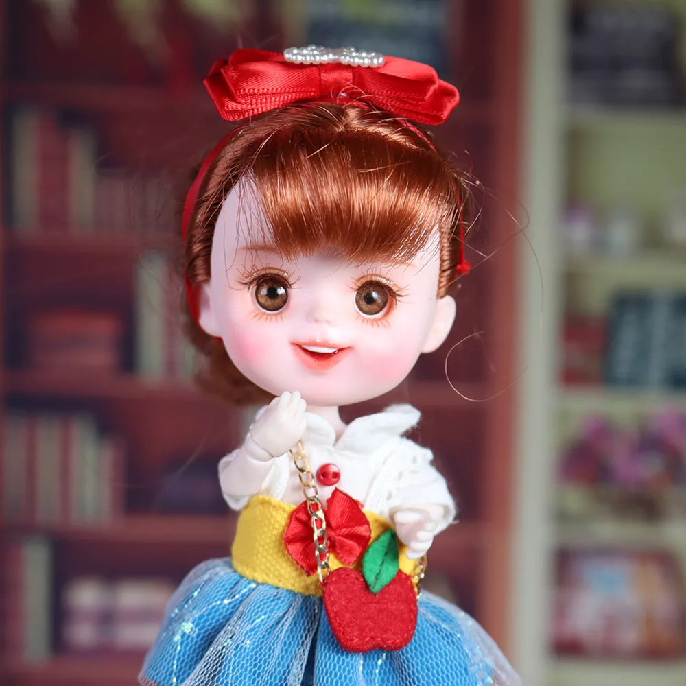 Кукла DBS 1/12 BJD серии DODO 26 шарнирное тело 14 см кукла по имени Чжаоян с костюмом и