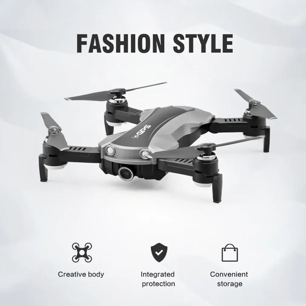Utoghter 65 gps RC Дрон wifi 1080P HD камера Пульт дистанционного управления Самолет Безголовый режим вертолет Дроны с 2000mAh Lipo-battery