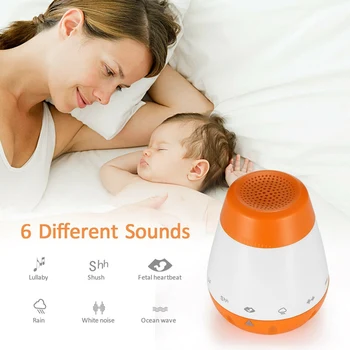 

White Noise Machine, Sound Machine for Sleep with 6 Different Soothing Sleeping Sounds