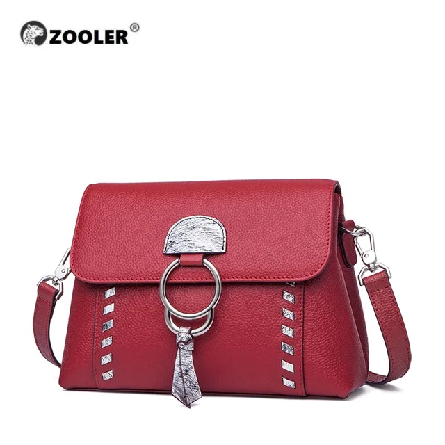 ZOOLER Women Cow Leather Hand bag 100% Genuine leather Bags Small сумка через плечо Girl Messenger Bag bolsa feminina#LT239