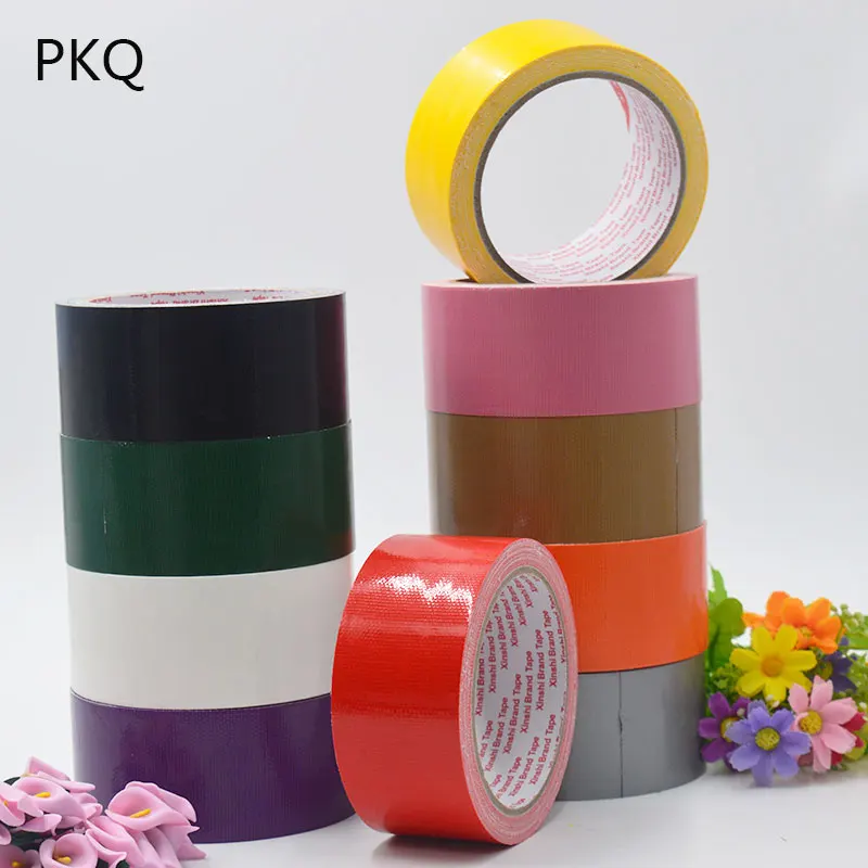 

5pcs,1cm width,Pink Cloth tape,carpet Floor tape,DIY Wedding Decoration,red Strong waterproof Sunscreen Duct tape,10M length