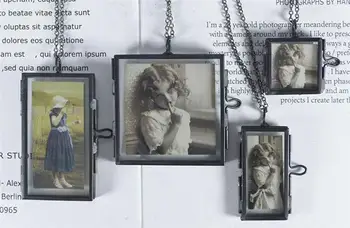 

Photo Frame Creative Mini Vintage Rectangle Metal Hanging Frame Picture Frame Desktop Frame Photo Frame Gift for Friend