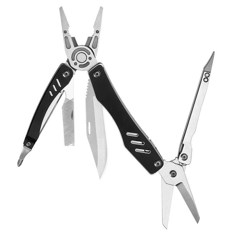 

Emergency survival stainless Steel Folding blade Multi pliers New Outdoor combination tools Multifunctional tool Wire pliers