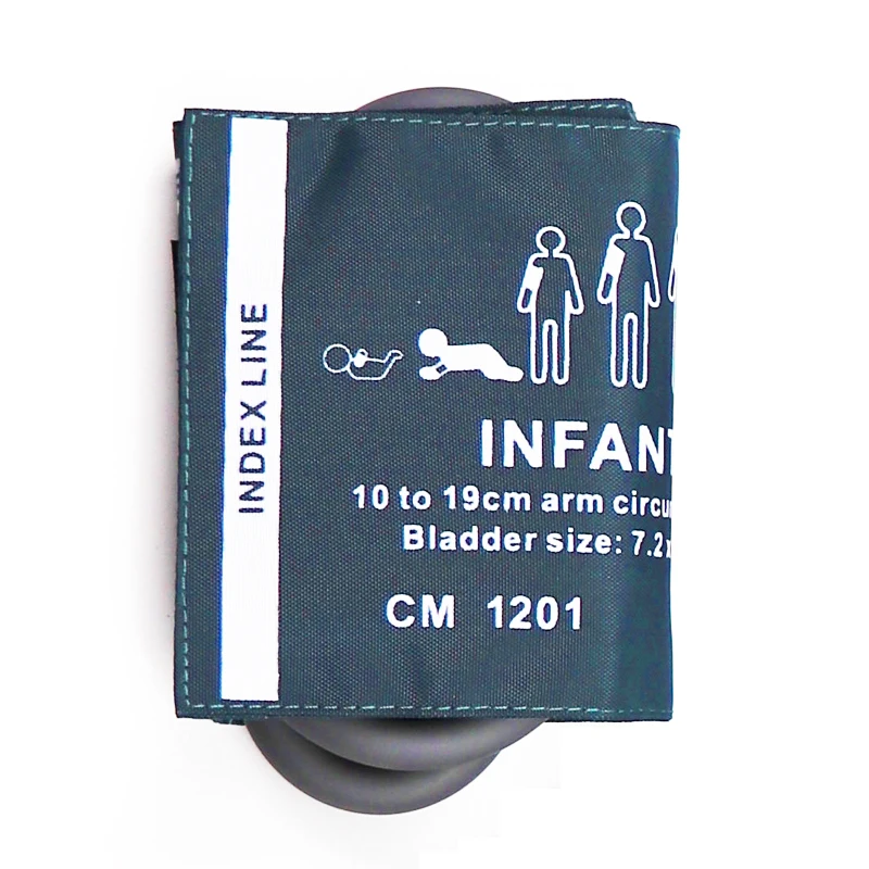 Single Tube Arm Thigh Cuff Accessory for Blood Pressure Monitor Blood Pressure Meter Neonate Infant Child Adult Aneroid Sphygmomanometer
