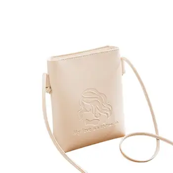 

leather bags women fashion Candy Color Shoulder Small cross body Messenger Phone Bag Embossing Handbags bolsa feminina #15