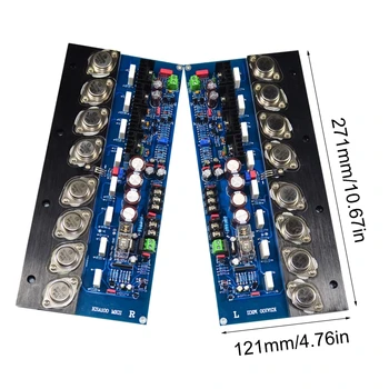 

2Pcs Tube Amplifier Board 300W Gold-sealed ON15025 Power HiFi Amplifiers Class A High Quality