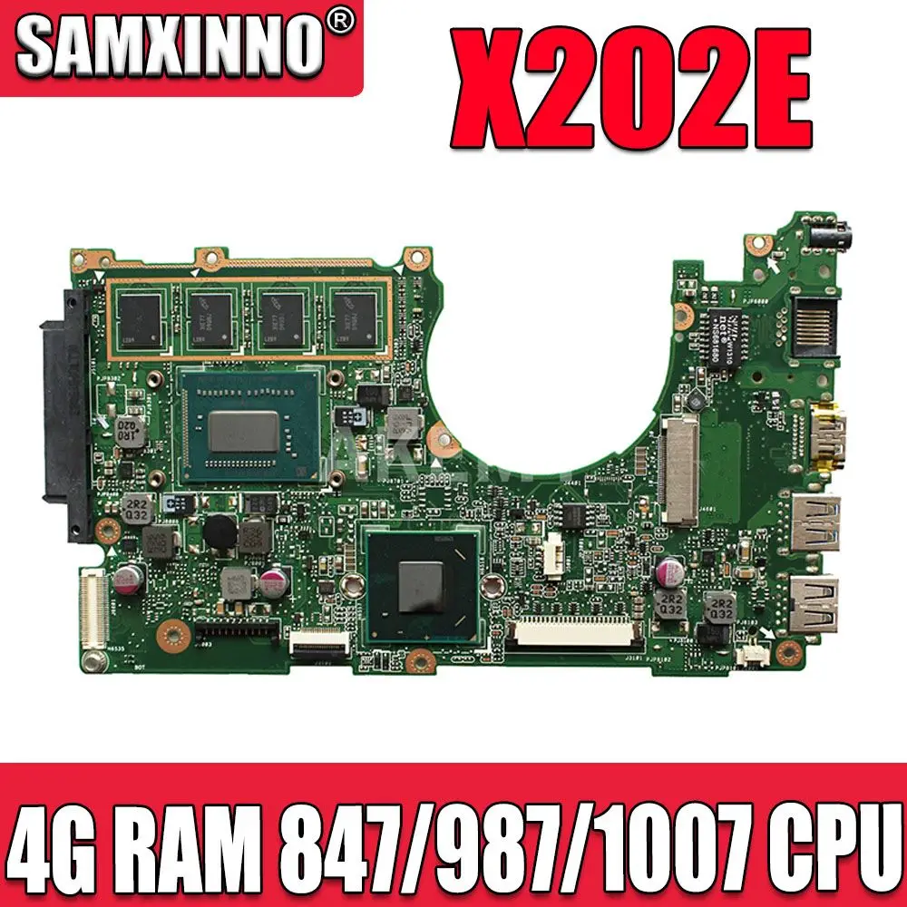 Akemy X202E Laptop motherboard for ASUS X202E X201E S200E X201EP Test