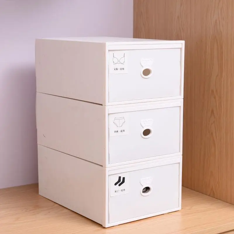 

Drawer-type Underwear Three-piece Suit Of Storage Box Socks Bra Knicker Partition Storage Box Japanese Style Storage Box Women's