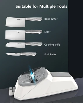 

1 Pcs New USB Electric Knife Sharpener Fast Abrasive Multifunctional Household Kitchen Abrasive Tools Sharpening Stone Dropship