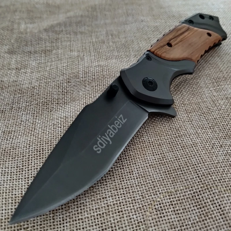 7.8" Utility Military Folding Pocket Knife Outdoor Tactical Knife 440c