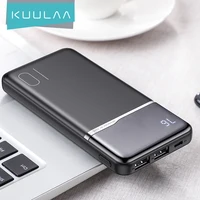 KUULAA-Banco de energía de 18W, cargador de batería externo de 10000 mAh, PD, carga rápida, 10000 mAh, USB, para Xiaomi Mi iPhone