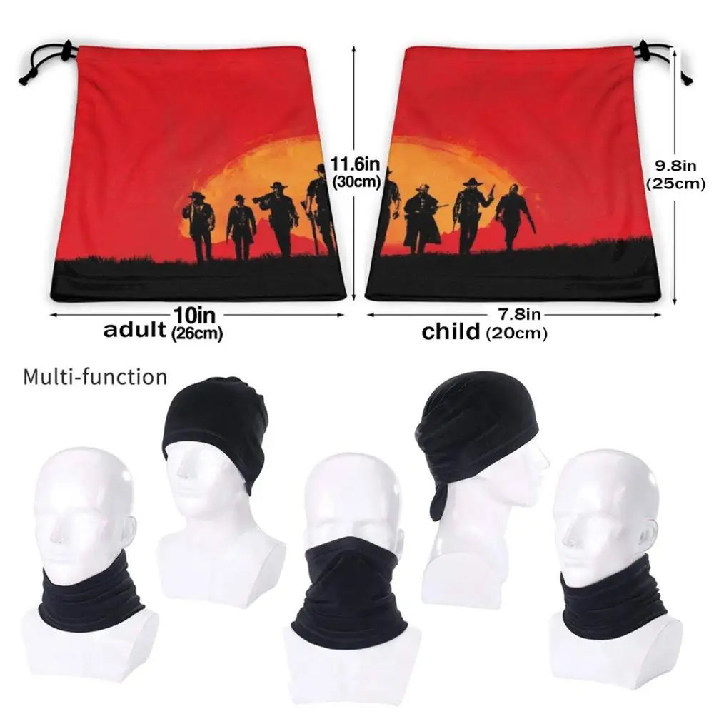 Redemption Background With All Colors Red And Black Soft Warm Child Girl Adult Sport Scarf Gaming Redamption Rdr2 Cowboy Read mens grey scarf