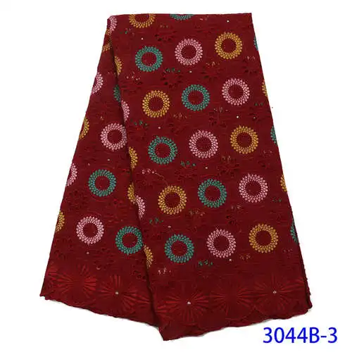 Роскошная французская кружевная ткань высокого качества африканская нигерийская Цветочная вышитая Тюль кружевная ткань камни для свадебного YA3044B-1 - Цвет: Picture 3