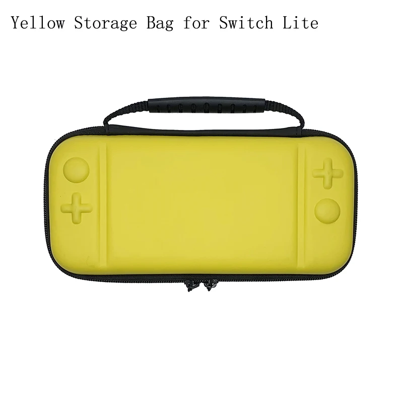 Yellow Storage Bag Переносная Противоударная сумка для хранения rend Switch Lite, жесткая оболочка из ЭВА, Защитная сумка для переноски, кристально прозрачный Чехол, аксессуары - Цвет: Yellow Storage Bag