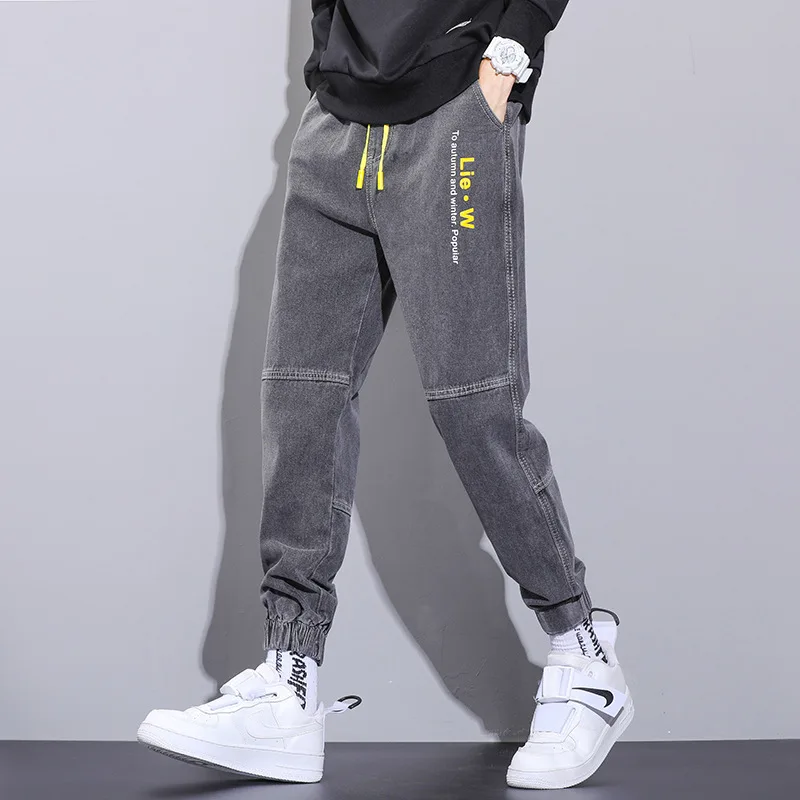 

Loose Denim Jeans Men Jogger Autumn Clothing Pants Men Autumn Jogging Casual Harem Pants Men Trousers Nice New Arrival