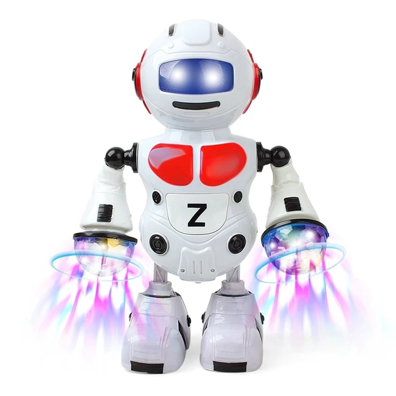 Electronic Smart Space Dancing Robot Singing Music Cool LED Light Dance Robot Interactive Astronaut Toy boy girl friend toy Gift 4